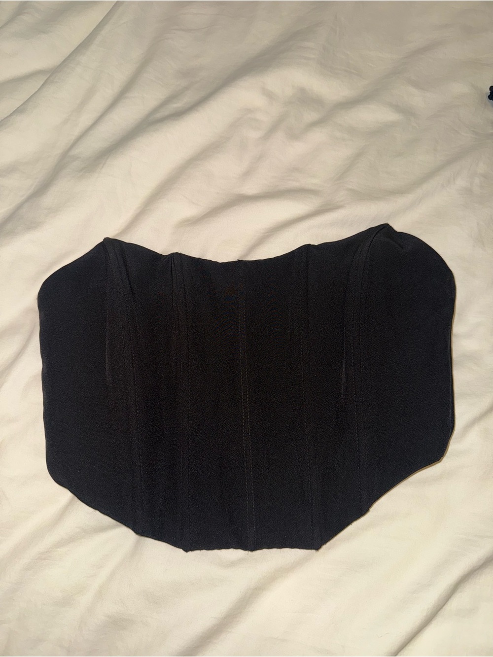 Whitefox Black Strapless Corset Top